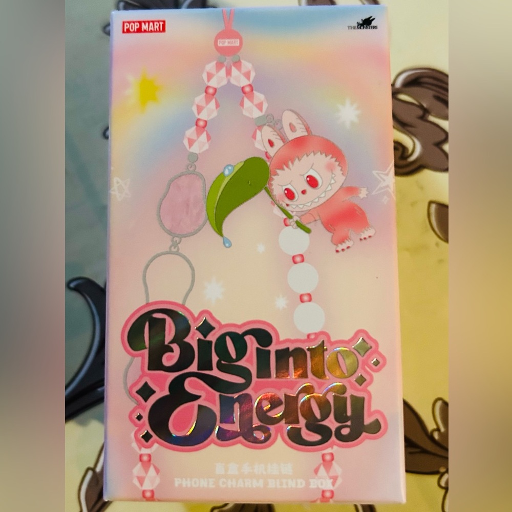 THE MONSTERS Big into Energy Series-Phone Charm Blind Box